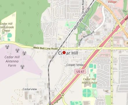 Map showing Sam's Pizza & Pasta