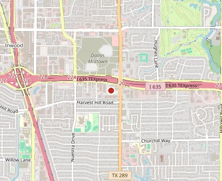 Map showing Fusion Mediterranean Grill & Bar