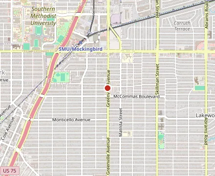 Map showing WAVA Halal Grill