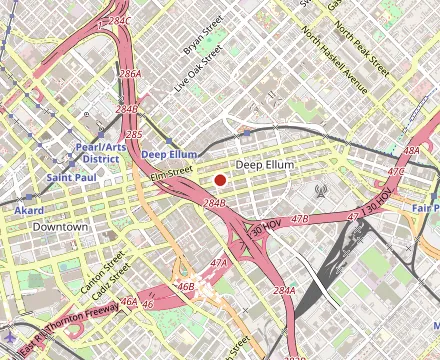 Map showing Brick & Bones