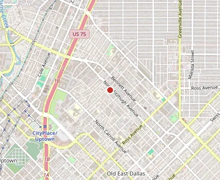 Map showing Pine Isle
